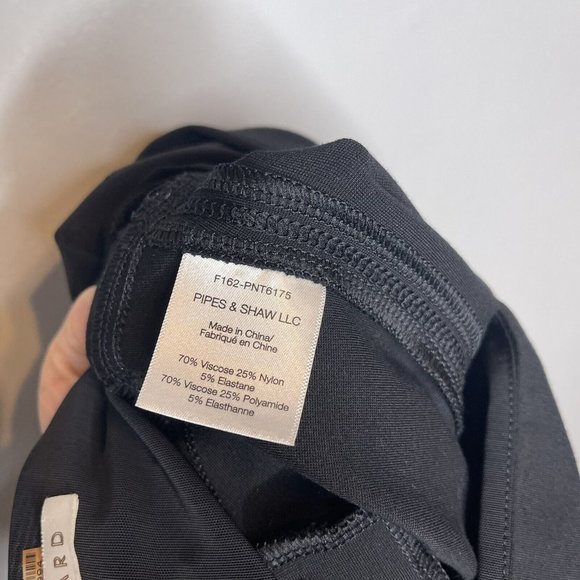 Veronica Beard Black Harlequin High Waisted Back Zip Stretch Trouser Pants 6 - Picture 8 of 8